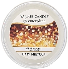 Fragrances, Perfumes, Cosmetics Scented Wax - Yankee Candle All Is Bright Scenterpiece Melt Cup