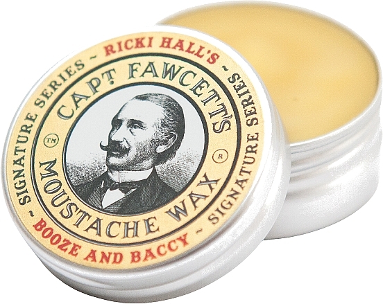 Set - Captain Fawcett Moustache Wax & Folding Pocket Moustache Comb (CF.87T) (wax/15ml + comb/1pc) — photo N2