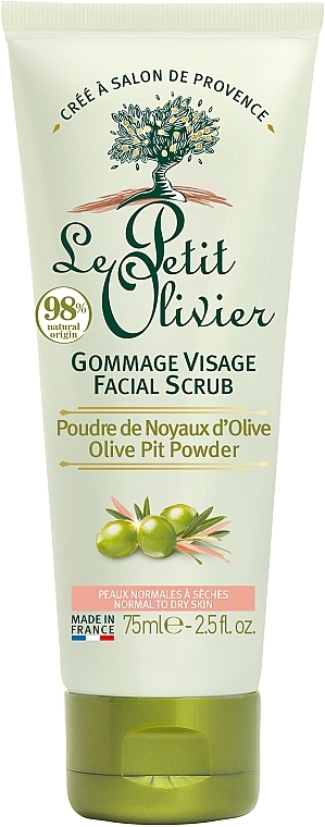 Olive Oil Face Scrub - Le Petit Olivier Face Cares With Olive Oil — photo N1