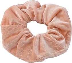 Velvet Hair Tie, light beige - Lolita Accessories — photo N1