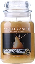 Fragrances, Perfumes, Cosmetics Scented Candle - Yankee Candle Poached Pear Flambe