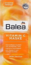 Fragrances, Perfumes, Cosmetics Vitamin C Face Mask - Balea Vitamin C Maske