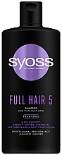 Fragrances, Perfumes, Cosmetics Tiger Grass Shampoo for Thin, Flat Hair - Syoss Full Hair 5 Shampoo