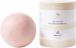 Fragrances, Perfumes, Cosmetics Pink Clay Shampoo Bar - Erigeron All in One Vegan Shampoo Ball Pink Clay