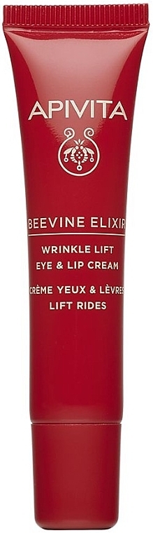 Firming Anti-Wrinkle Eye & Lip Cream - Apivita Beevine Elixir Wrinkle Lift Eye & Lip Cream — photo N1