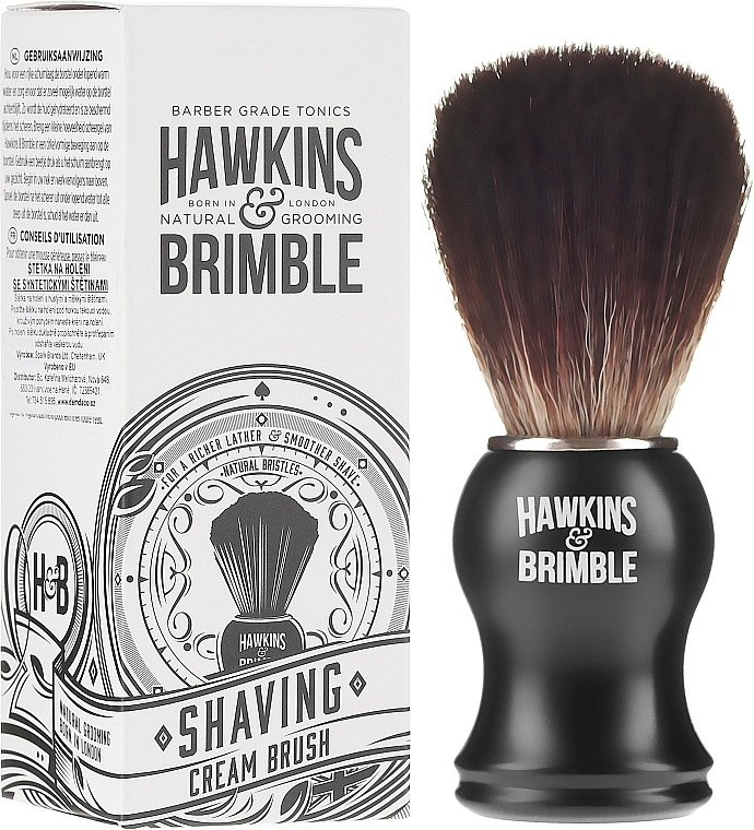 Shaving Brush with Synthetic Bristle - Hawkins & Brimble Synthetic Shaving Brush — photo N1