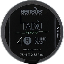 Fragrances, Perfumes, Cosmetics Hair Shine Wax - Sensus Tabu Shine Wax 48