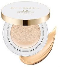 Tinted Sun Cushion - Missha Safe Block RX Cover Tone Up Sun Cushion SPF50+ PA++++ — photo N1