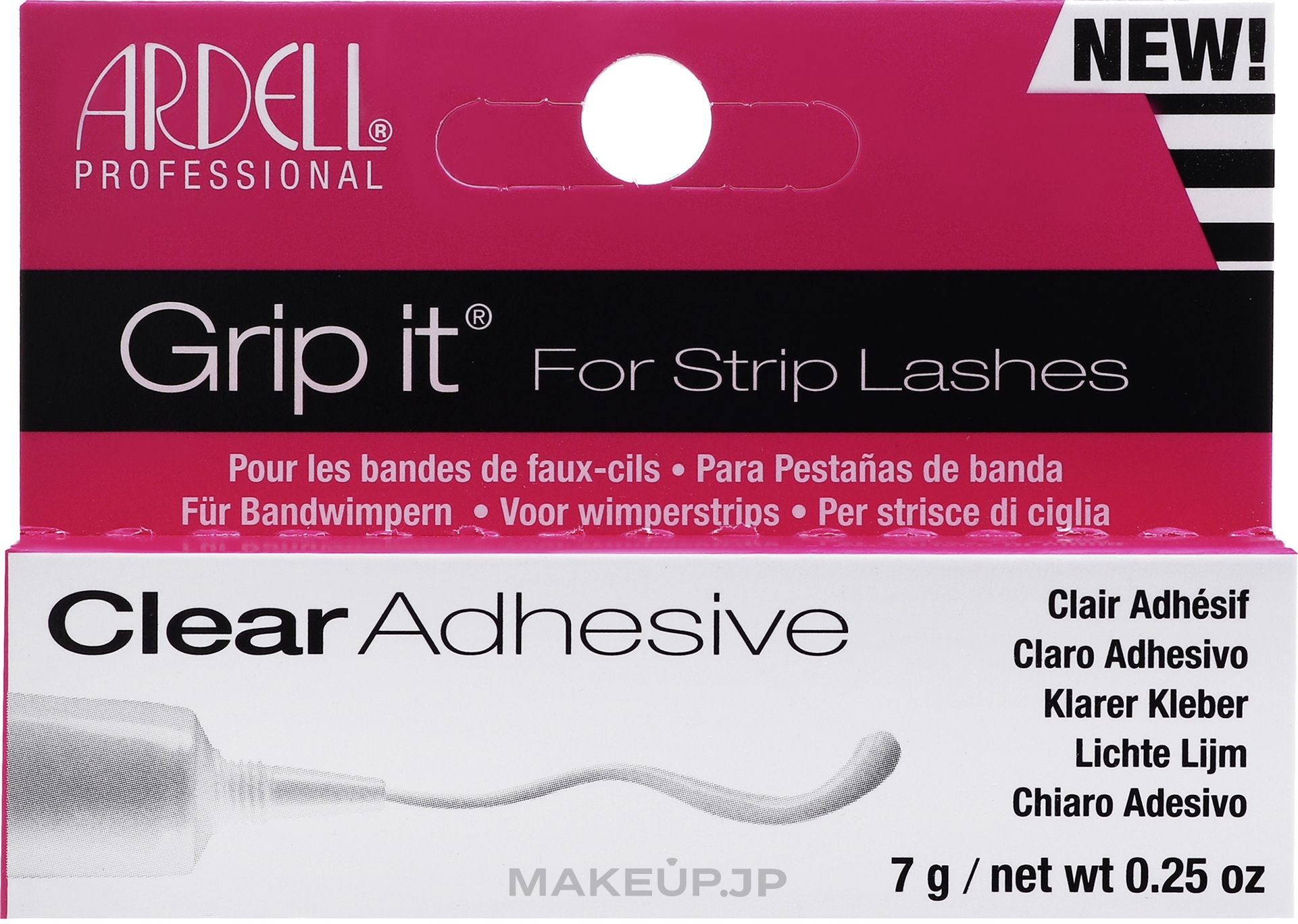 Glue for Classic False Lashes - Ardell Grip it For Strip Lashes — photo Clear