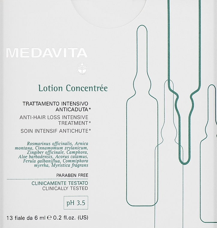 Anti Hair Loss Ampoule - Medavita Lotion Concentree Ampoules — photo N3