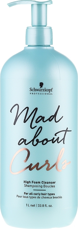 Sulfate-Free Curly Hair Shampoo - Schwarzkopf Professional Mad About Curls High Foam Cleanser Shampoo — photo N3