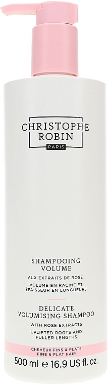 Rose Shampoo - Christophe Robin Delicate Volume Shampoo with Rose Extracts — photo N3