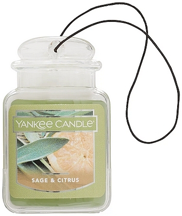 Car Air Freshener - Yankee Candle Car Jar Single Sage & Citrus — photo N2