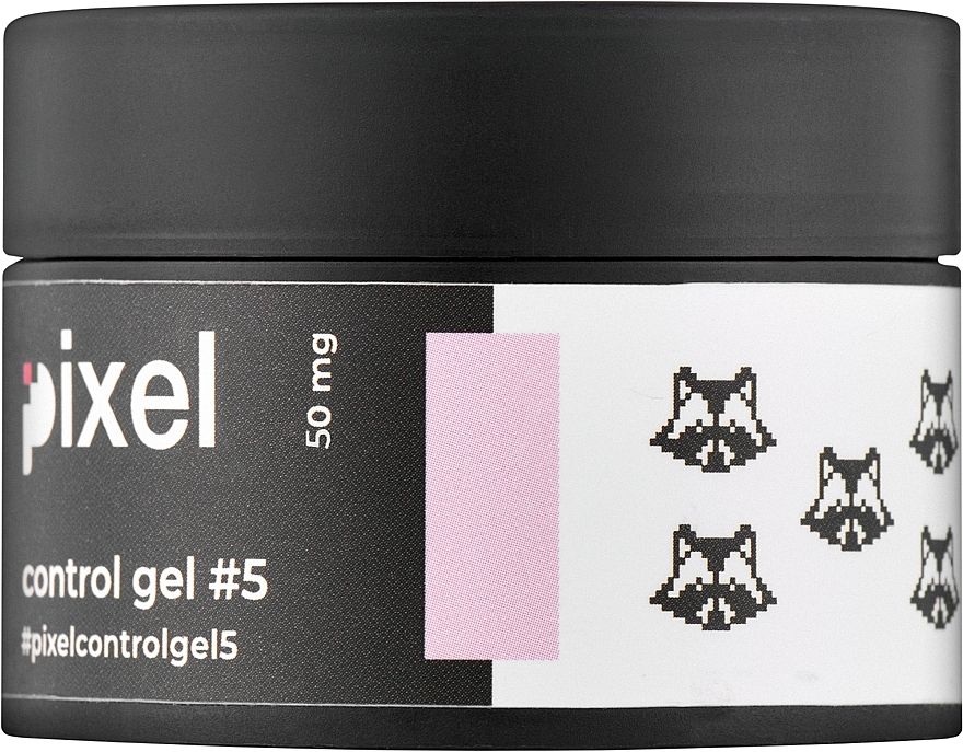 Camouflage Gel, 50 ml - Pixel UV/LED One Phase Builder Gel Cover — photo N3