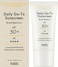 Face Sun Cream - Purito Daily Go-To Sunscreen Travel Size — photo N4