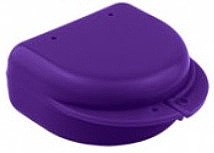 Fragrances, Perfumes, Cosmetics Braces and Dentures Container, with mirror, purple - Falcon Midi