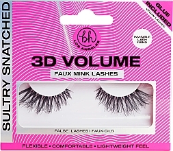 つけまつげ - BH Cosmetics 3D Volume Faux Mink Lashes Sultry Snatched — photo N1