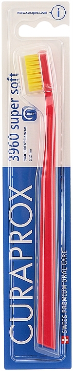 Toothbrush "Super Soft", red - Curaprox — photo N2
