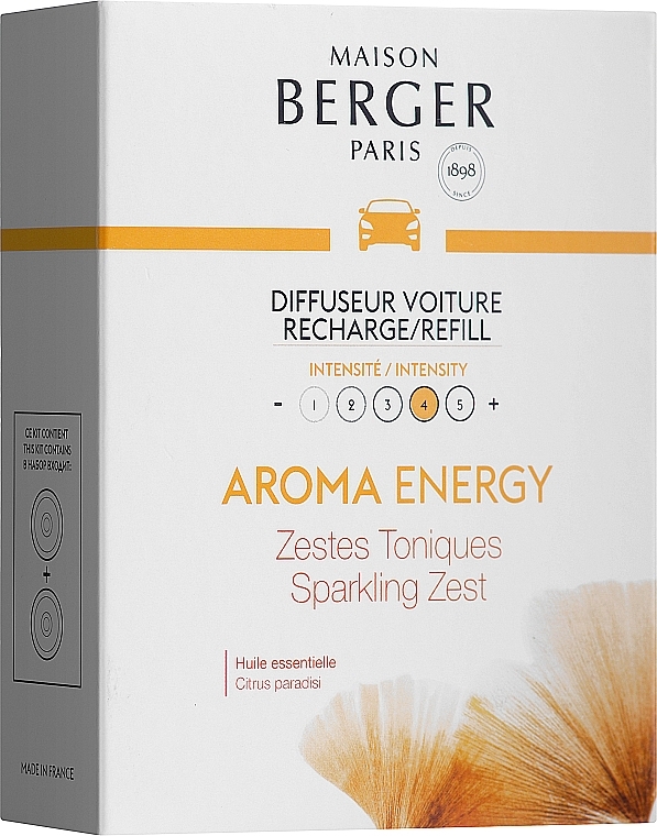 Maison Berger Aroma Energy - Car Air Freshener (refill) — photo N1
