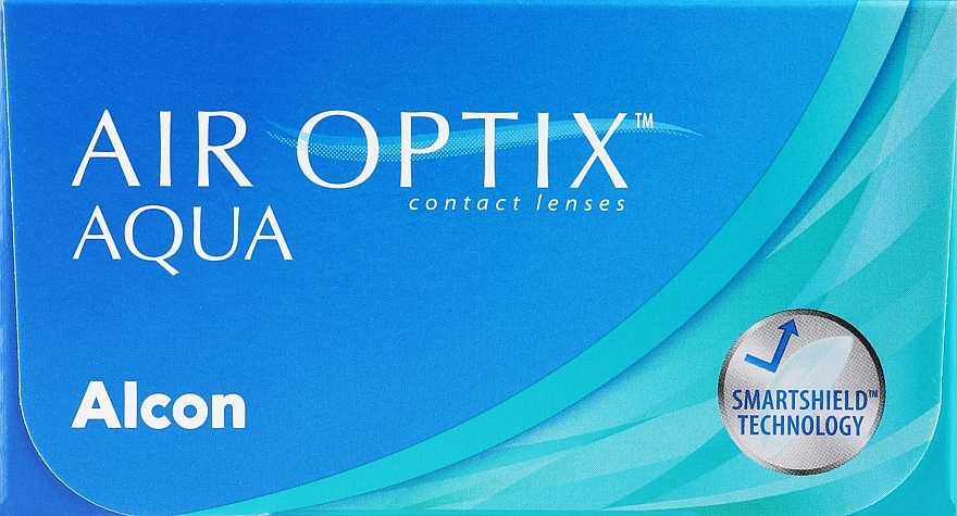 Contact Lenses, curvature 8.6, 6 pcs. - Alcone Air Optix Aqua — photo N1