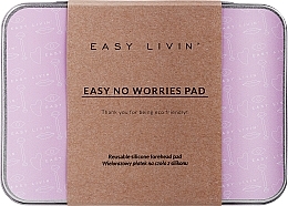 Reusable Silicone Forehead and Neck Mask - Easy Livin Easy No Worries Pad — photo N2