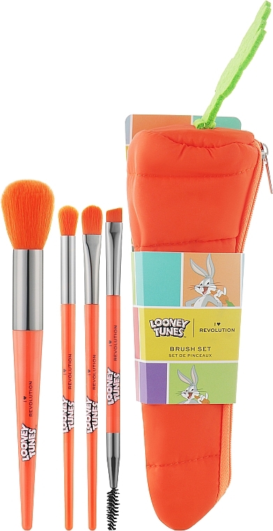 Makeup Brush Set - I Heart Revolution Looney Tunes Brush Set — photo N1