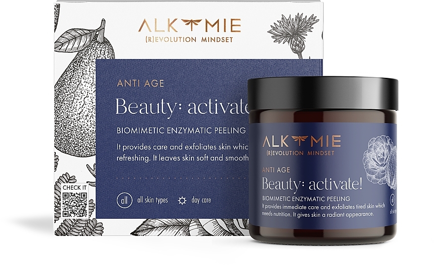 Face Scrub - Alkmie Beauty Activate Enzymatic Peeling — photo N5