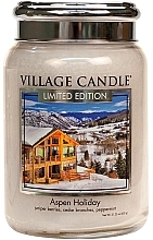 Fragrances, Perfumes, Cosmetics Scented Candle in Jar - Village Candle Aspen Holiday Glass Jar