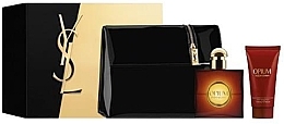 Fragrances, Perfumes, Cosmetics Yves Saint Laurent Opium - Set (edt/50ml + b/lot/50ml + pouch)