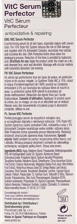 VitC Serum "Perfection" - Purles DNA Protection Expert 143 VitC Serum Perfector — photo N3