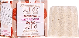 Solid Shampoo for Dry Hair - Lamazuna Solid Shampoo For Dry Hair Vanilla & Coconut Scent — photo N1