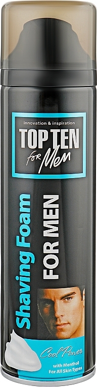 Shaving Foam - Top Ten For Men Cool Power — photo N1