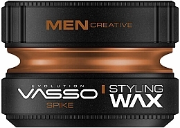 Fragrances, Perfumes, Cosmetics Hair Styling Wax - Vasso Professional Hair Styling Wax Spike