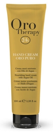 Hand Cream - Fanola Oro Therapy Hand Cream Oro Puro — photo 100 ml