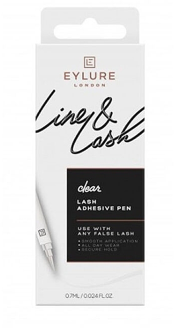 False Lashes Glue - Eylure Line & Lash 2-In-1 Lash Adhesive Pen — photo N2