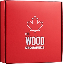 Dsquared2 Red Wood - Set (edt/5ml+lipstick/1.2g) — photo N1