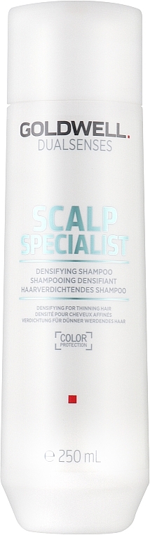 Firming Shampoo for Thin Hair - Goldwell Dualsenses Scalp Specialist Densifying Shampoo — photo N1