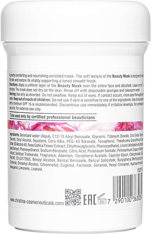 Beauty Mask with Rose Extract - Christina Muse Beauty Mask — photo N4