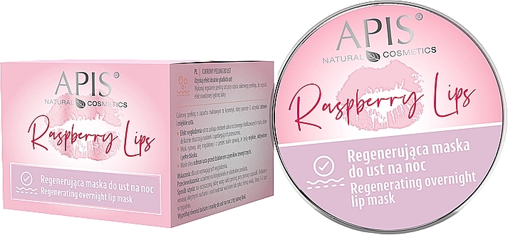 Night Lip Mask - APIS Professional Raspberry Lips Regenerating Overnight Lip Mask — photo N1