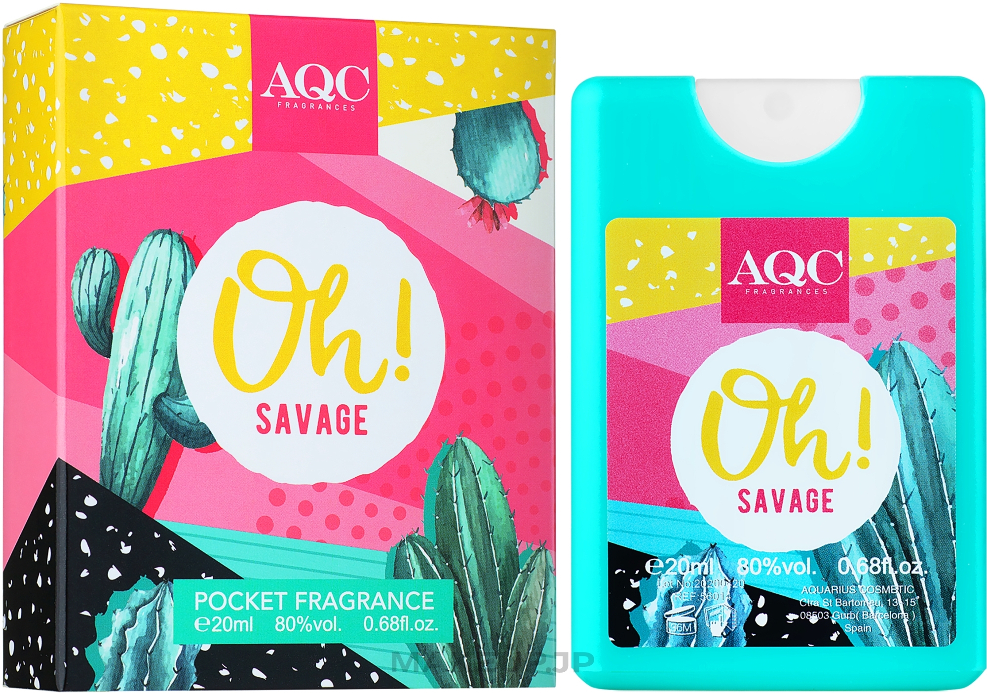 AQC Fragrances Oh Savage - Eau de Toilette — photo 20 ml