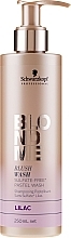 Fragrances, Perfumes, Cosmetics Sulfate-Free Moisturizing Shampoo "Lilac" - Schwarzkopf Professional Blond Me Blush Wash Lilac