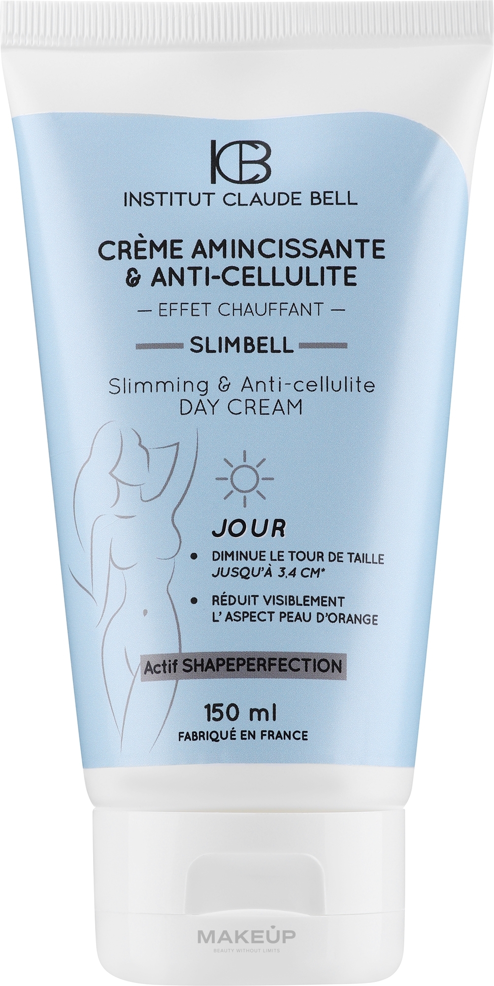 Thermal Cream for Slimming and Anti-Cellulite - Institut Claude Bell Slimbell Thermal Slimming & Anti-Cellulite Cream — photo 150 ml