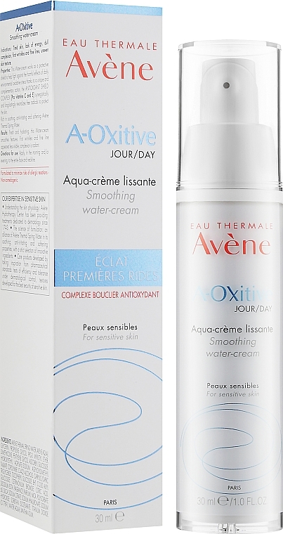 Day Cream for Face - Avene A-Oxitive Day Smoothing Water-Cream Sensitive Skins — photo N1