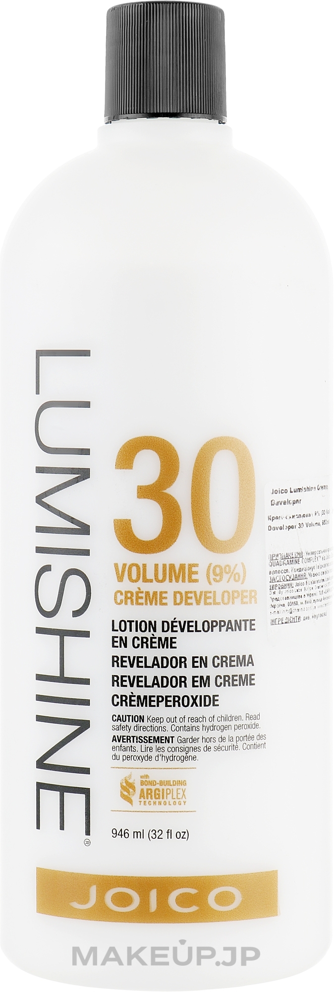 Cream Developer 9% - Joico Lumishine Creme Developer — photo 946 ml