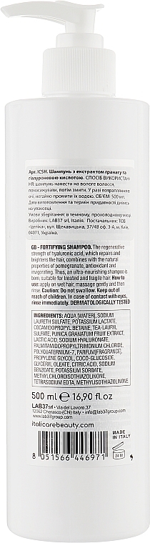 Strengthening Hair Shampoo - Italicare Fortifying Shampoo — photo N4