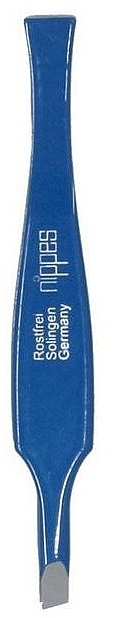 Tweezers, 8 cm, blue - Nippes Solingen Tweezer 757 — photo N1