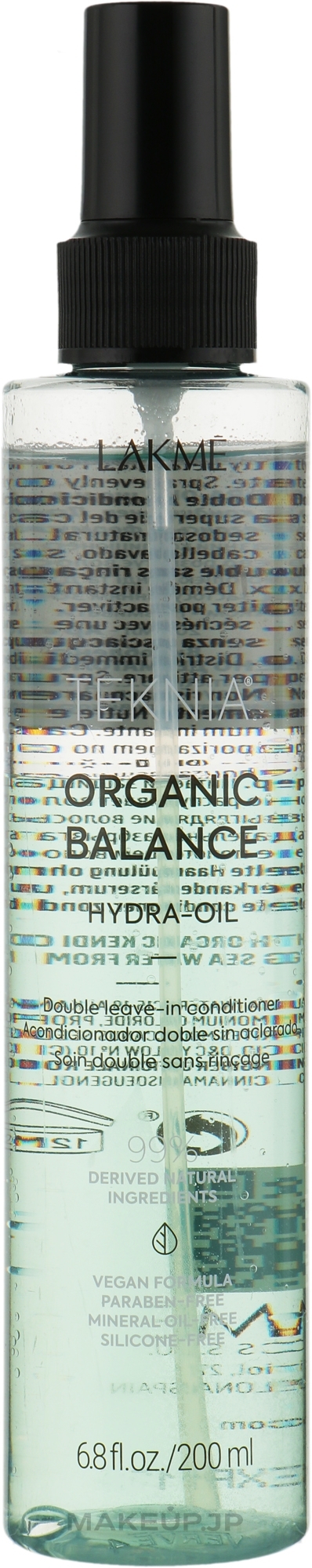 Hair Care Hydra-Oil - Lakme Teknia Organic Balance Hydra-Oil — photo 200 ml