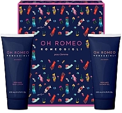 Fragrances, Perfumes, Cosmetics Romeo Gigli Oh Romeo - Set (sh/gel/200ml + b/lot/200ml)