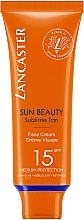 Fragrances, Perfumes, Cosmetics Facial Sunscreen - Lancaster Sun Beauty Face Cream SPF 15