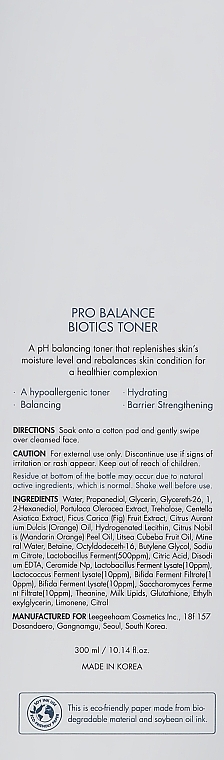 Probiotic Face Toner - Dr.Ceuracle Pro Balance Biotics Toner — photo N3